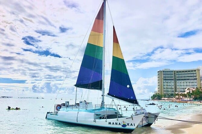 Sunset sail Aboard Manakai Catamaran - Key Points