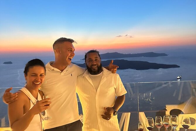 Sunset Santorini Wine Best views 2 Wineries and Tapas - The Magic of the Sunset at Venetsanos Winery