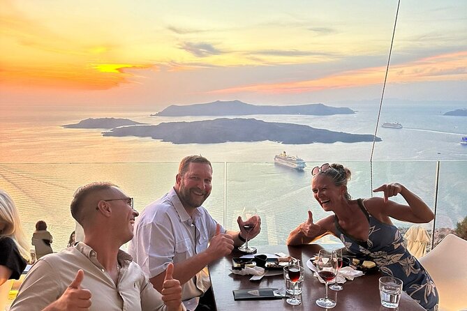 Sunset Santorini Wine Best views 2 Wineries and Tapas - Logistics: Meeting Points, Transportation, and Group Size
