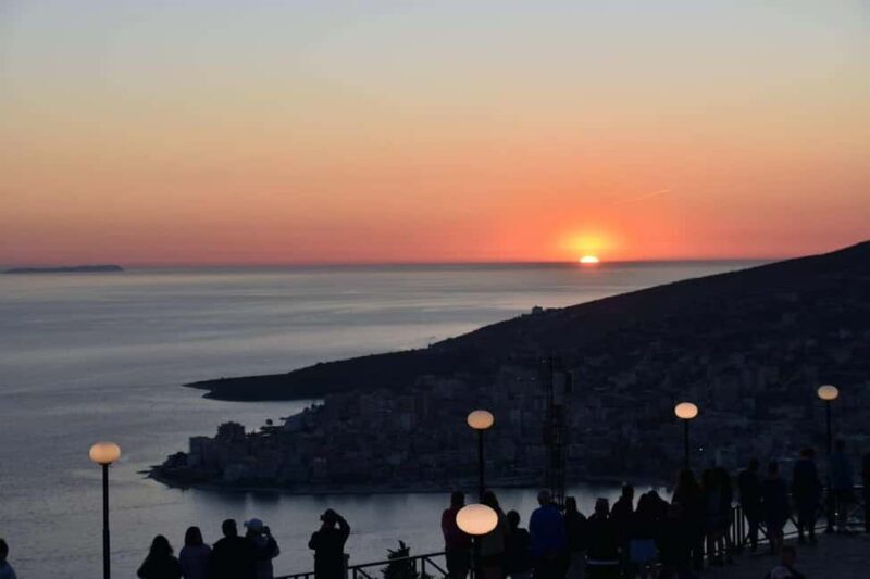 Sunset Serenity in Saranda: Forest Springs & Castle - The Hidden Clifftop Viewpoint Over the Ionian Sea