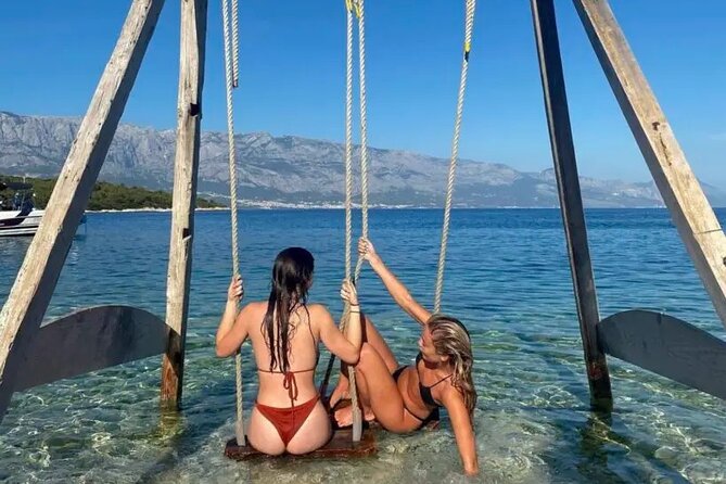 Sunset Speedboat Tour in Makarska with swim stop on island Bra - What You Do During the 40-Minute Swim Stop on Bra Island