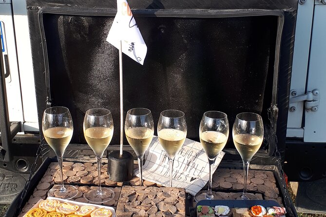 Sunset tasting sunset in the champagne vineyards - The Backup Plan for Inclement Weather