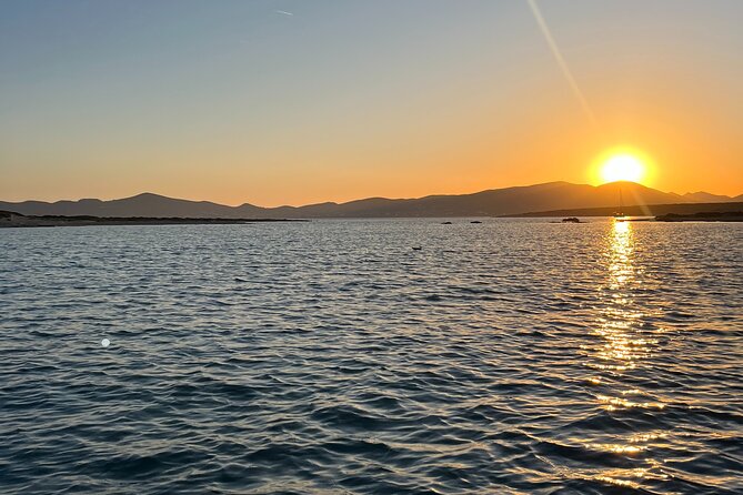 Sunset Tour Around Antiparos | Private Boat Tour - The Experience of Cruising with Cyclades Charters