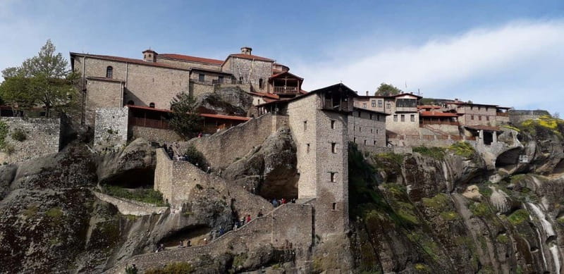 Sunset Tour in Meteoras Stone Forest with Greek Dinner - Key Points