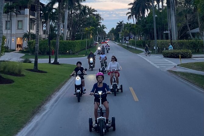 Sunset Tour of Naples Florida by Trike and Moped - Family Fun - Discover Naples at Sunset on a Family-Friendly Trike and Moped Tour