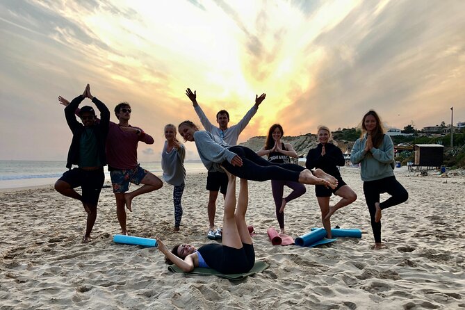 Sunset Yoga at Lagos's beautiful beach by el Sol Lifestyle - The Experience of Practicing Yoga at Sunset