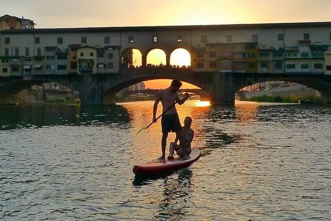 SUP at Ponte Vecchio with a Floating Drink - Florence Paddleboarding - Discover Florence from the Water with Paddleboarding and a Floating Drink