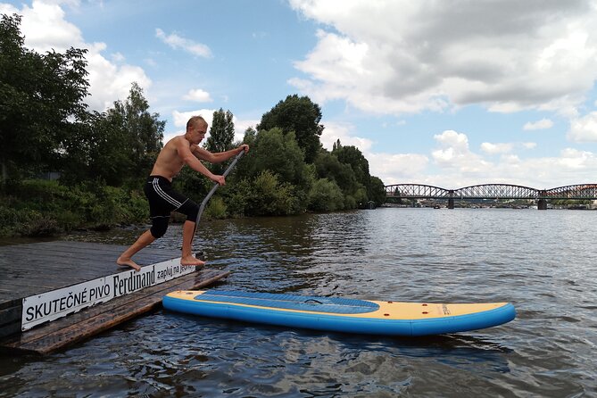 SUP - Paddleboard: Tour in the Centre of Prague - The Thrill of Cliff Diving at the End of the Tour