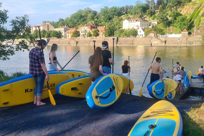 SUP - Paddleboard: Tour in the Centre of Prague - Post-Paddle Relaxation with Drinks and Socializing