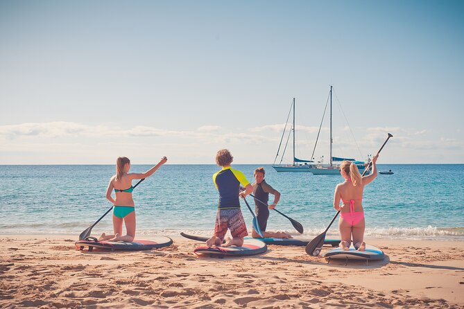 SUP taster course in the picturesque bay of Morro Jable - Small Group SUP Lessons Maximize Personal Attention