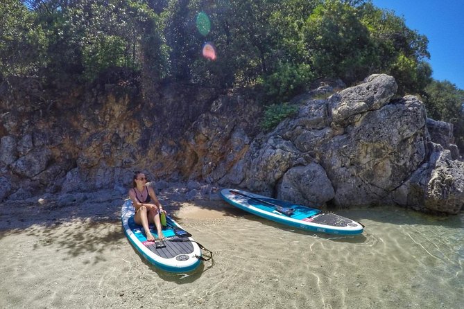 SUP tour in Sivota - Exploring Sea Caves and a Tunnel in Sivota