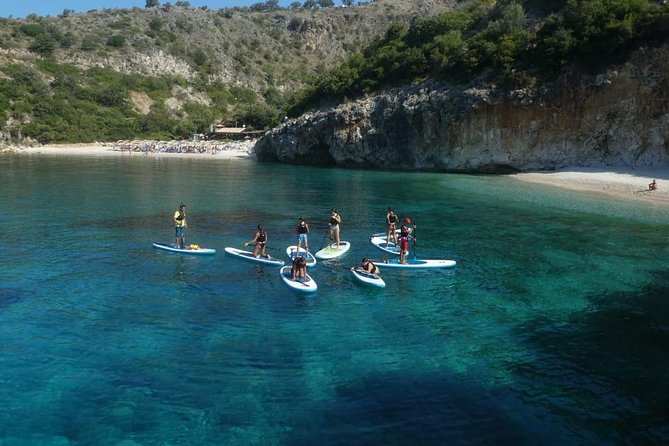 SUP tour in Sivota - Swimming and Snorkeling Breaks