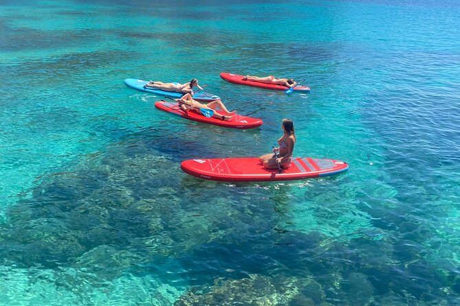 SUP tour in the crystal clear waters under the Sella del Diavolo - Key Points