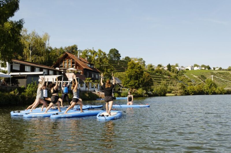 SUP Yoga with Guide - SUP Yoga with Guide in Stuttgart: Balance on the Water and Scenic Vines