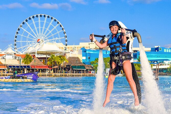 Super adrenaline Jetpack water activity in Cancun! - Safety and Equipment at the Heart of the Activity