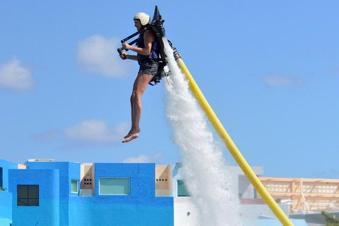 Super adrenaline Jetpack water activity in Cancun! - Physical Fitness and Safety Restrictions