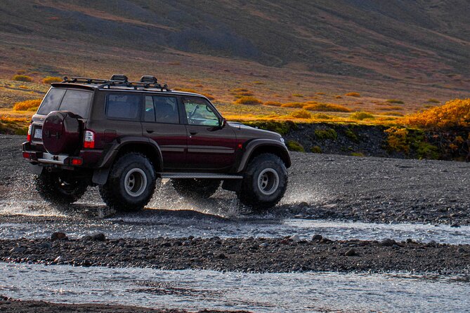 Super Jeep Private Tour at Thórsmörk - River Crossings and Off-Road Excitement