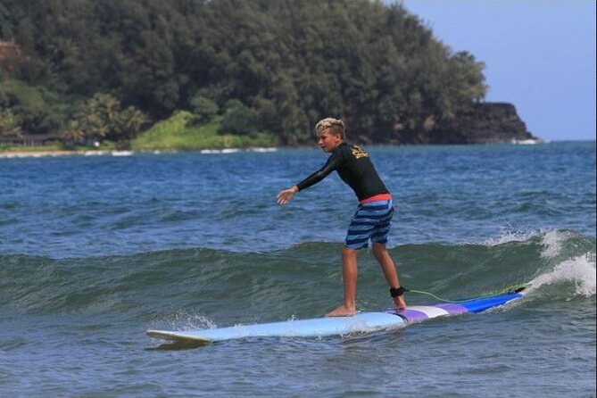 Surf Hanalei: Sandy bottom lessons on Kauai - The Benefits of a Private Group Experience on Kauai