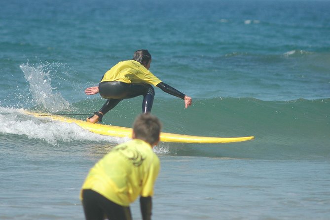 Surf Lesson in Costa da Caparica - Practical Water Session: Practicing in the Foam and Broken Waves