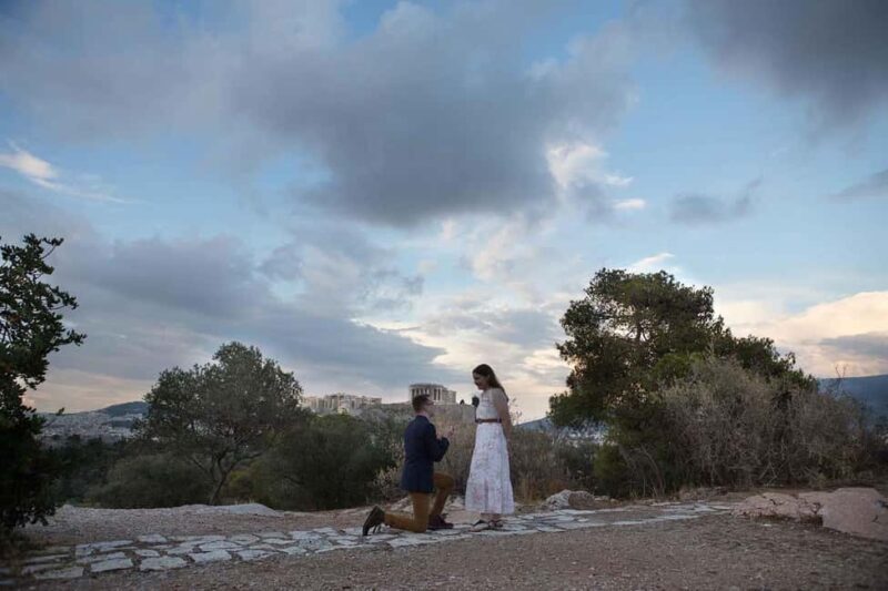 Surprise Proposal Photoshoot in Athens - Walking Tour Through Old Athens and Scenic Viewpoints