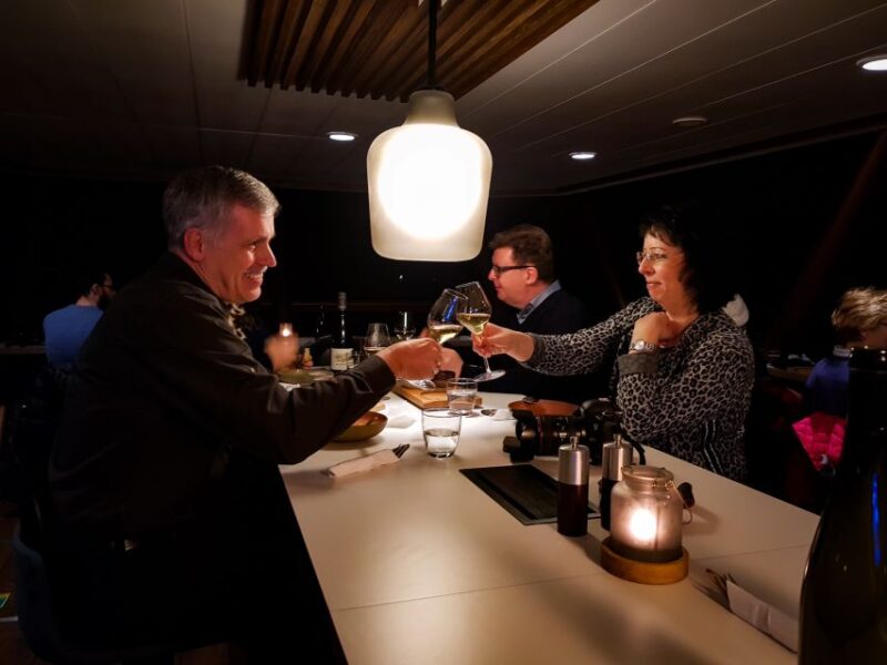 Svolvær: Northern Lights and Full Steam Cruise with Tasting - Key Points