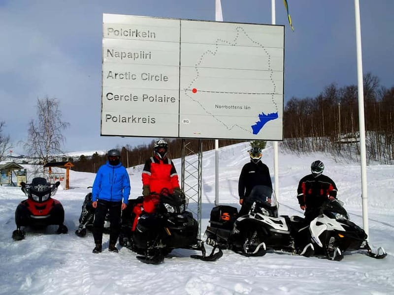 Swedish Lapland: Snowmobile safari - Navigating the Trails: From Sorsele to Nalovardo and Beyond