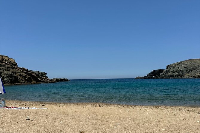Swim Sip And Savor 4 Beaches in 6 Hours Private Mykonos Tour - Agrari Beach: Off the Beaten Path and Less Crowded