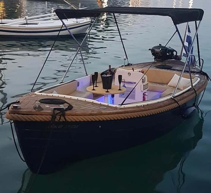 Swim to Antony Quinn bay Ladiko & Traunou caves with skipper - Key Points