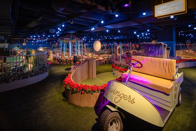 Swingers Indoor Mini Golf at Mandalay Bay - The Food and Arcade Experience