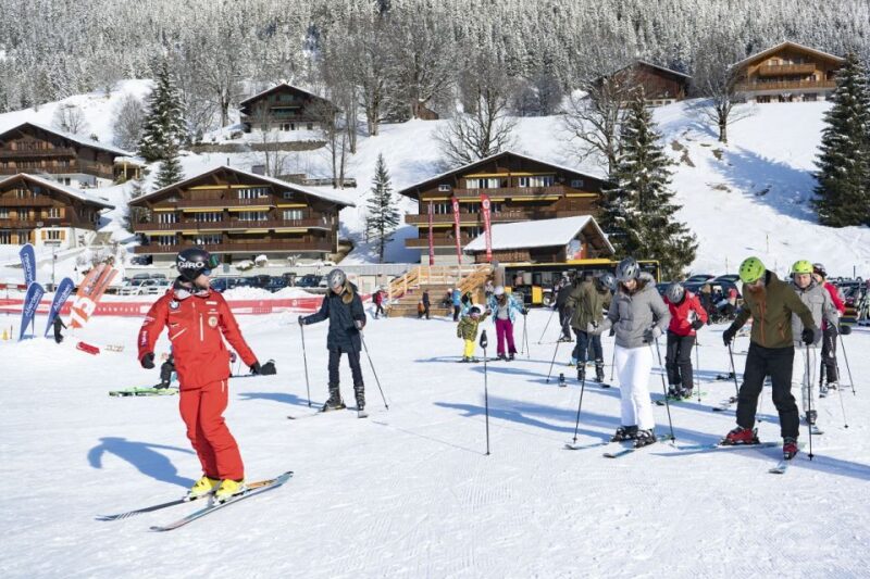 Swiss Ski Experience in the Jungfrau Region - Learning to Ski at Bodmi Arena