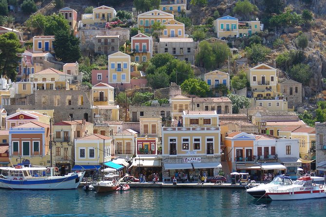 Symi Island Full-Day Boat Trip from Rhodes - Departing from Rhodes for Symi’s Vibrant Harbor Scene