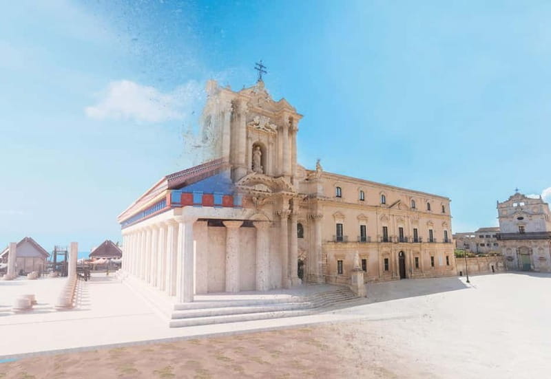 Syracuse: Cathedral entrance ticket with VR viewer experience - Key Points