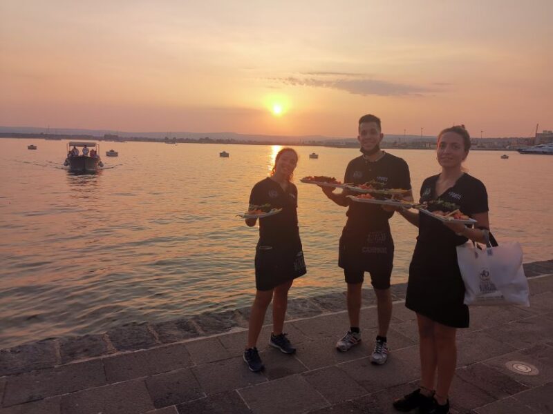 Syracuse: Ortigia Sunset Cruise with Aperitif - Food, Drinks, and Onboard Experience
