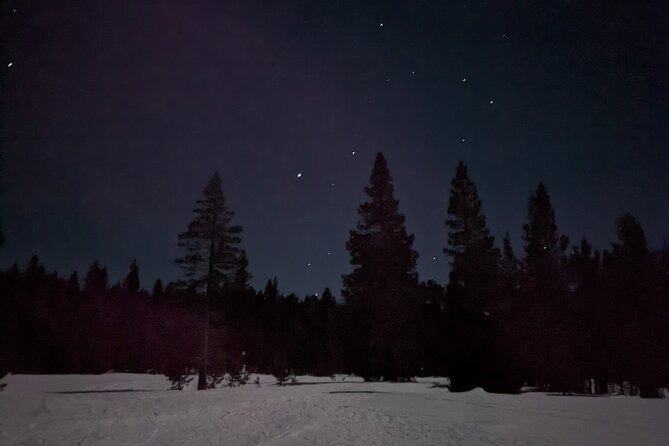 Tahoe National Forest Moonlight Snowshoe Tour Under a Starry Sky - Weather and Cancellation Flexibility