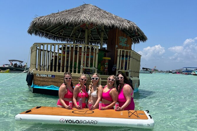 Tailfins Tiki Boats Crab Island Sandbar (3hrs) - Booking and Cancellation Policies