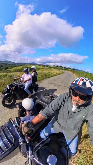 Take a ride in a vintage sidecar in Sare - Exploring Sare’s Village and Mountain Passes