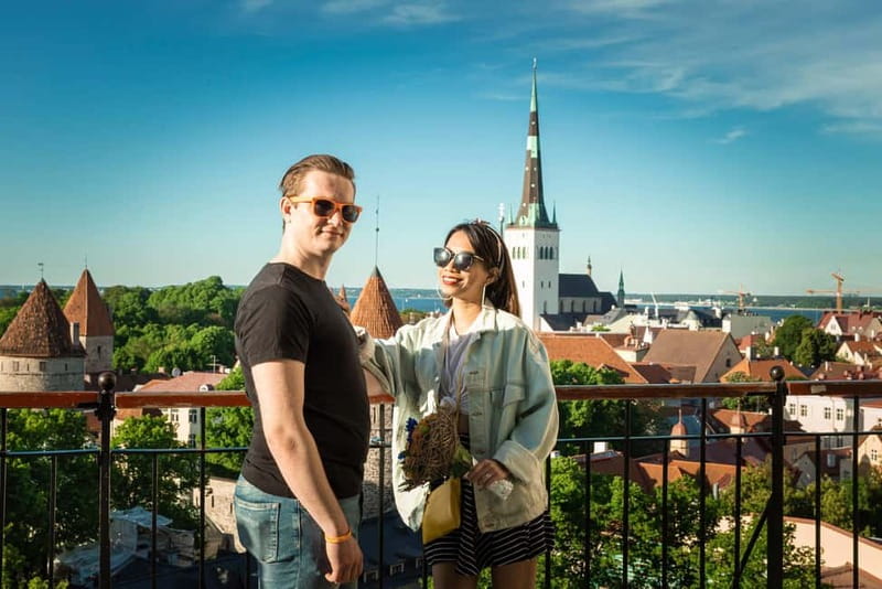 Tallinn Private Photoshoot Tour - Walking Through St. Catherine’s Passage and Vivid Scenery