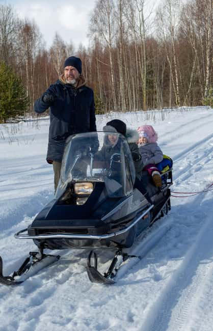 Tallinn: Snowmobile Adventure with Transfers - Snowmobile Ride Through Snowy Trails & Open Fields