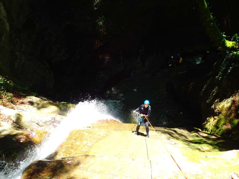 Talloires: Guided Canyoning Experience in Angon Canyon - Physical Requirements and Suitable Participants