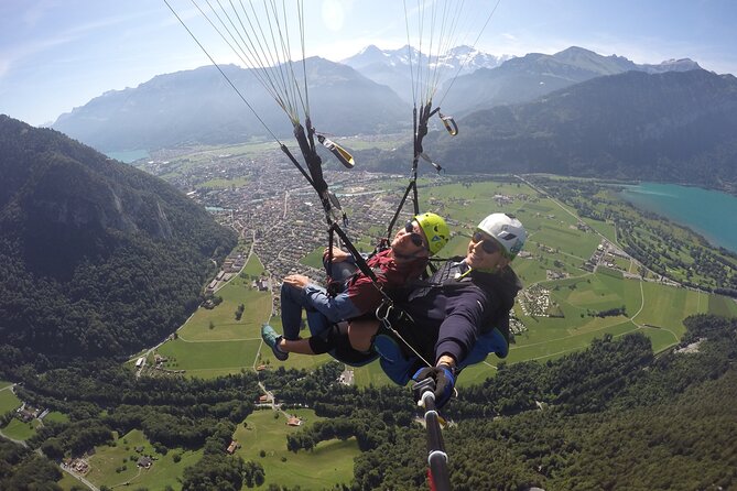 Tandem Paragliding Experience from Interlaken - Landing in Interlaken’s Center