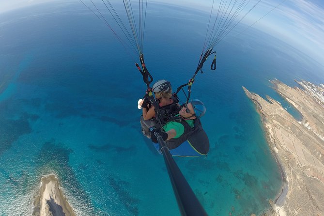 Tandem Paragliding Flight in South Tenerife - Capture the Moment with Photos and Videos