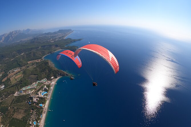 Tandem Paragliding Flight with Cable Car Transfer to Kemer Region - The Expertise of Escape Adventures