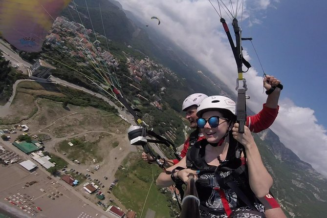 Tandem paragliding in Budva - Optional GoPro Video Upgrade