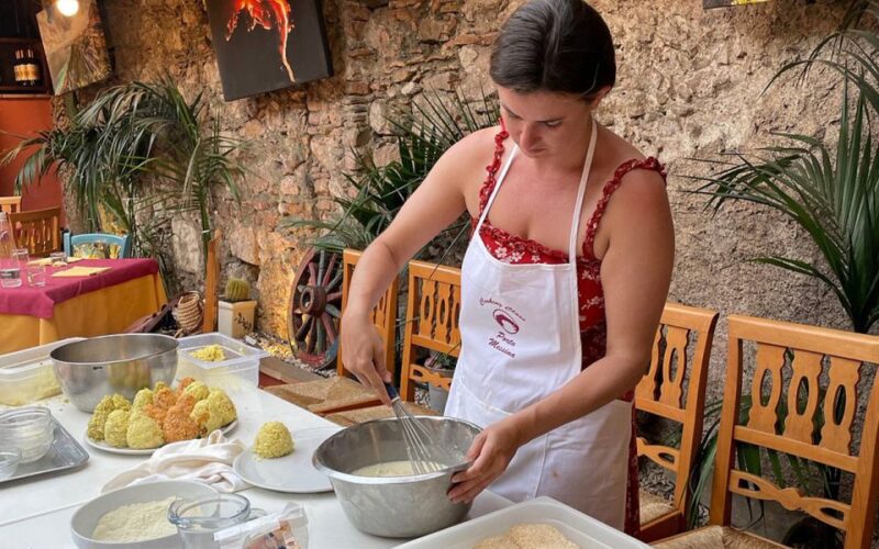 Taormina: Arancino Making Class with Drinks - Certificates and Souvenirs for Participants