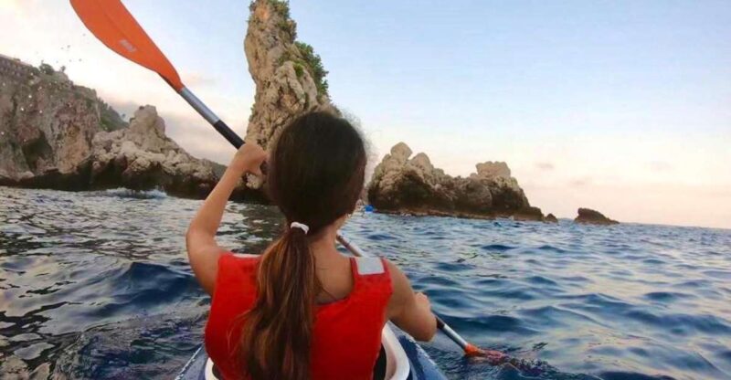 Taormina: Kayak Coastal Tour to Isola Bella and Blue Grotto - Exciting Coastal Kayak Tour in Taormina for $55.80