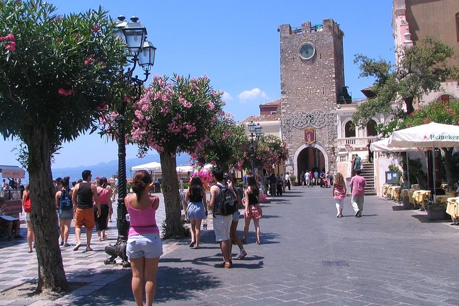 Taormina Private Walking Tour - Admiring Piazza IX Aprile and Surroundings