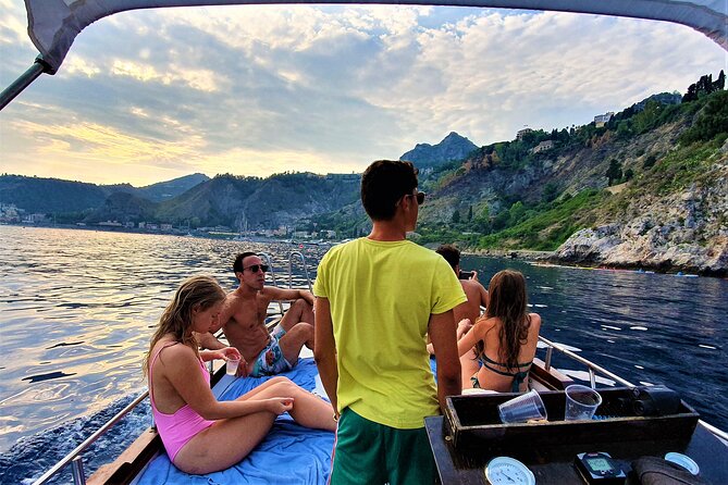 Taormina Sunset Aperitif on-Board - Spisone and Villagonia: Charming Bays with Unique Features