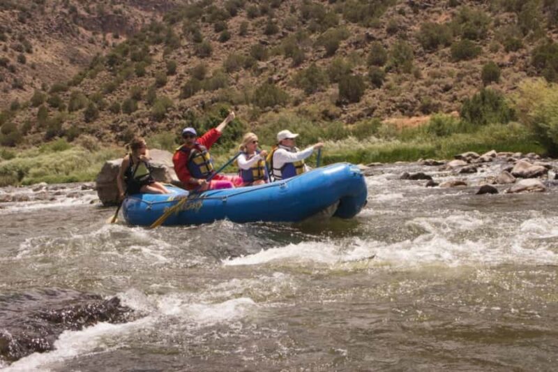 Taos Santa Fe ~ Kokopelli -Rio Grande Float Half Day Rafting - Starting Point and Meeting Logistics at Dixon, NM