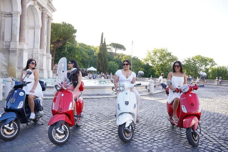Taste, Explore, Capture-All inclusive Vespa Tour in Rome - End of the Tour and Choice of Drop-off Points