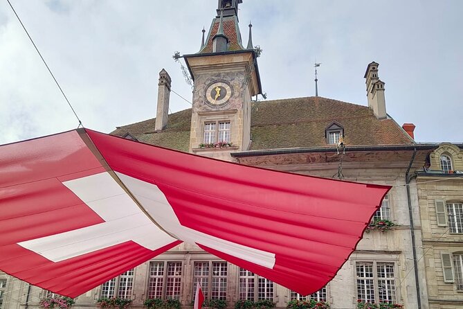 Taste Lausanne  A Full Swiss Food Tour by Do Eat Better - Tasting the Sweet Carac Pastry at Eglise Saint-Laurent